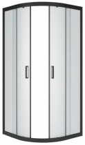 Душевое ограждение "Classic Black", 90x90x195, матовое стекло фото Душевое ограждение "Classic Black", 90x90x195, матовое стекло купить