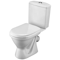 Унитаз-компакт Santek Алькор с диагональным выпуском, эконом- 2 реж., полипропилен, антивсплеск 1WH302196 купить