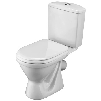 Унитаз-компакт Santek Алькор с диагональным выпуском, эконом- 2 реж., полипропилен, антивсплеск 1WH302196 купить