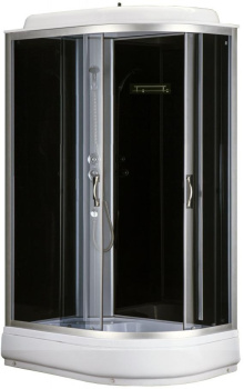Душевая кабина Loranto CS-66120 120х80х215 левосторонняя, поддон 20 см, прозрачное стекло 4 мм, черная (CS-66120-20 L G) фото Душевая кабина Loranto CS-66120 120х80х215 левосторонняя, поддон 20 см, прозрачное стекло 4 мм, черная (CS-66120-20 L G) купить
