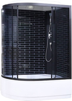 Душевая кабина ODA, BST5006 черный кирпич R,120*80*215, тонированное стекло, высокий поддон купить