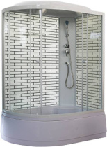 Душевая кабина ODA, BST5006 белый кирпич R, 120*80*215, прозрачное стекло, высокий поддон фото Душевая кабина ODA, BST5006 белый кирпич R, 120*80*215, прозрачное стекло, высокий поддон купить