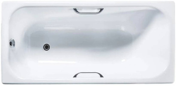 Ванна чугунная Универсал, Ностальжи Р 160x75, с отв. под ручки фото Ванна чугунная Универсал, Ностальжи Р 160x75, с отв. под ручки купить