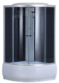 Душевая кабина ODA, 8401 black, 80*80*215, тонированное стекло, высокий поддон купить