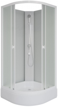 Душевая кабина Niagara Promo P90/26/MT/BK 90X90, средний поддон, матовое стекло фото Душевая кабина Niagara Promo P90/26/MT/BK 90X90, средний поддон, матовое стекло купить