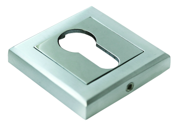 Накладки на ключевой цилиндр MORELLI MH-KH-S SC/CP матовый хром/полированный хром фото Накладки на ключевой цилиндр MORELLI MH-KH-S SC/CP матовый хром/полированный хром купить