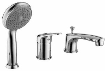 Смеситель Lemark Luna на борт ванны LM4145C, хром купить