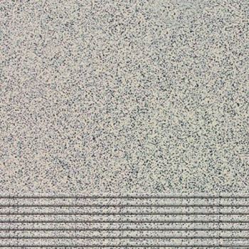 Керамогранит Пиастрелла Соль-перец СТ302S ступень, 300*300, темно-серый, СТ302S купить
