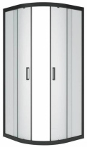Душевое ограждение "Classic Black", 80x80x175, прозрачное стекло фото Душевое ограждение "Classic Black", 80x80x175, прозрачное стекло купить