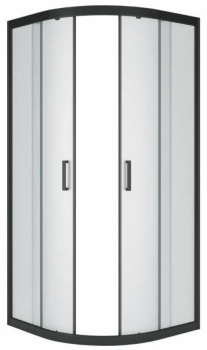 Душевое ограждение "Classic Black", 80x80x175, прозрачное стекло купить