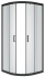 Душевое ограждение "Classic Black", 80x80x175, прозрачное стекло купить