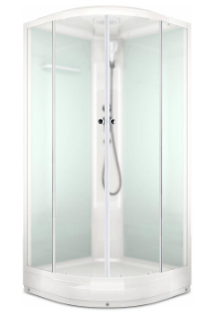 Душевая кабина Domani-Spa Delight Slim 110, матовое стекло, низкий поддон 100x100x218 купить