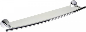Полка стеклянная Bemeta Alfa 102402243 60 см, хром фото Полка стеклянная Bemeta Alfa 102402243 60 см, хром купить