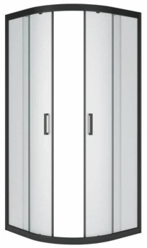Душевое ограждение "Classic Black", 80x80x175, матовое стекло купить