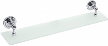 Полка стеклянная Bemeta Retro 144302242 60 см, хром фото Полка стеклянная Bemeta Retro 144302242 60 см, хром купить