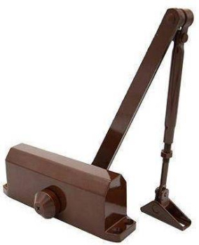 Дверной доводчик Rucetti (DC-2 BROWN) 60-85 кг, коричневый купить