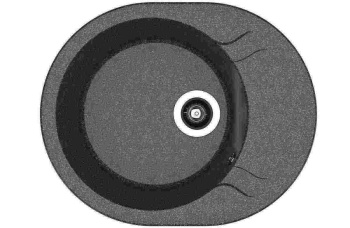 Кухонная мойка Dr. Gans БЕРТА 580, черный купить