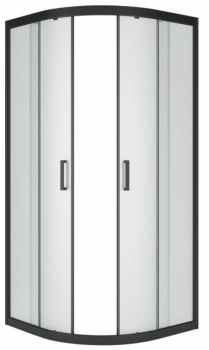 Душевое ограждение "Classic Black", 90x90x175, прозрачное стекло купить