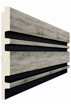 KR200SP-2/2,7 cтеновая панель (122*12*2700 мм)/19, серое дерево фото KR200SP-2/2,7 cтеновая панель (122*12*2700 мм)/19, серое дерево купить