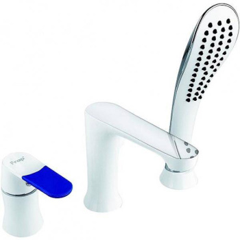 Смеситель Frap на борт ванны F1134, белый/хром купить