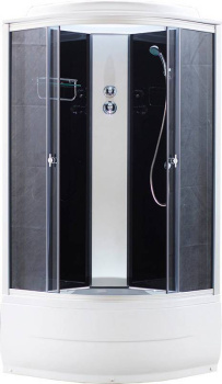 Душевая кабина Aquapulse, 4002D grey black, 90x90x220 без гидромассажа фото Душевая кабина Aquapulse, 4002D grey black, 90x90x220 без гидромассажа купить