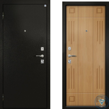 Дверь Алмаз ГРАНАТ черный шелк/дуб молочный купить