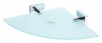 Полка стеклянная Bemeta Beta 132102012 25 см, хром фото Полка стеклянная Bemeta Beta 132102012 25 см, хром купить