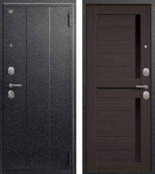 Дверь Центурион SEZAM А-01 Серый муар-Лиственница темная (царга) купить