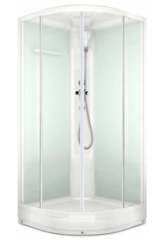 Душевая кабина Domani-Spa Delight Slim 99, матовое стекло, низкий поддон 90x90x218 купить