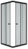 Душевое ограждение "Universal Black", 80x80x175, матовое стекло купить