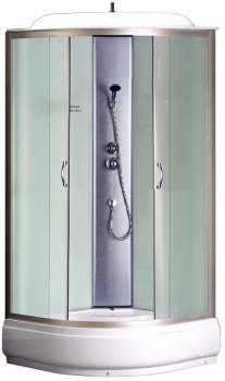 Душевая кабина Loranto CS-6680-25 F 80х80х215 матовое стекло 4мм, поддон 25 см купить