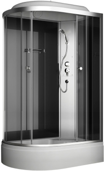 Душевая кабина ODA-8406 R 120*80*215, тонированное стекло, средний поддон, правая купить