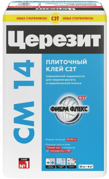 Клей Церезит CM14 для плитки и керамогранита , 25 кг фото Клей Церезит CM14 для плитки и керамогранита , 25 кг купить