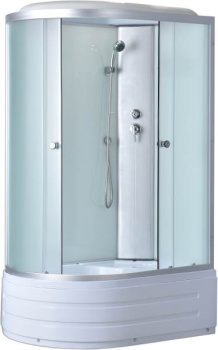 Душевая кабина ODA, 8406 white R, 120*80*215, матовое стекло, высокий поддон купить