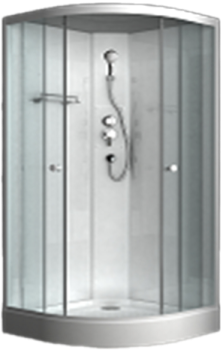 Душевая кабина ODA, BST 8520, 85*85*215, прозрачное стекло, низкий поддон купить