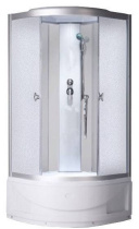 Душевая кабина ODA, 8401 white, 80*80*215, матовое стекло, высокий поддон фото Душевая кабина ODA, 8401 white, 80*80*215, матовое стекло, высокий поддон купить