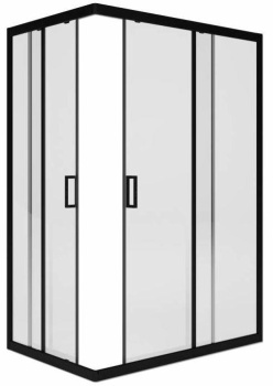 Душевое ограждение "Universal PRO Black", 120x80x175, прозрачное стекло фото Душевое ограждение "Universal PRO Black", 120x80x175, прозрачное стекло купить