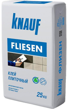 Клей Кнауф Флизен для плитки, 25 кг фото Клей Кнауф Флизен для плитки, 25 кг купить