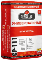 Штукатурка универсальная Gerkules GP-111, 30 кг купить