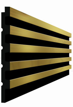 Kr208SP-3/2,7 cтеновая панель (122*12*2700 мм)/19, золото фото Kr208SP-3/2,7 cтеновая панель (122*12*2700 мм)/19, золото купить