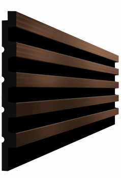 Kr208SP-4/2,7 cтеновая панель (122*12*2700 мм)/19, темный металл купить