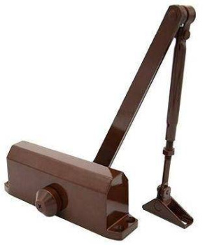 Дверной доводчик Rucetti (DC-3 BROWN) 80-120 кг, коричневый купить