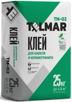 Клей для кафеля и керамогранита TelMar TM-02 купить