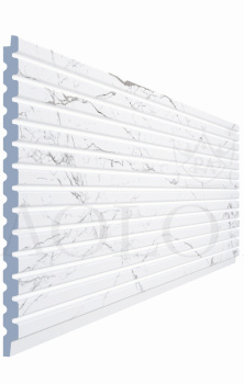 KR203SP-17 cтеновая панель (117*6*2700 мм)/34, белый мрамор фото KR203SP-17 cтеновая панель (117*6*2700 мм)/34, белый мрамор купить