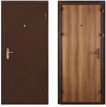 Дверь входная Промет СПЕЦ BMD PRO, Медный антик (метал)/ Итальянский орех (ХДФ) купить