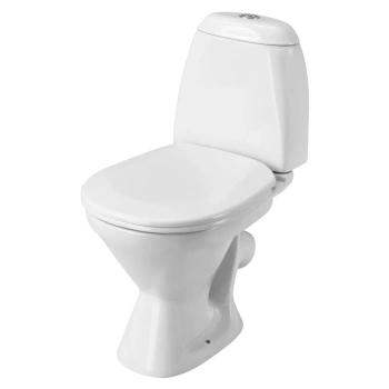 Унитаз-компакт Santek Римини с диагональным выпуском, эконом- 2 реж., полипропилен, 1WH501523 купить