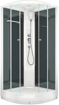 Душевая кабина Domani-Spa Delight Slim 99, прозрачное стекло, низкий поддон 90x90x218 купить