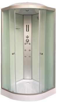 Душевая кабина ODA 8800, 90*90*215, матовое стекло, низкий поддон, с гидромассажем купить