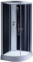 Душевая кабина ODA, 8401 black, 80*80*215, тонированное стекло, низкий поддон фото Душевая кабина ODA, 8401 black, 80*80*215, тонированное стекло, низкий поддон купить