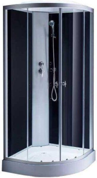 Душевая кабина ODA, 8401 black, 80*80*215, тонированное стекло, низкий поддон купить